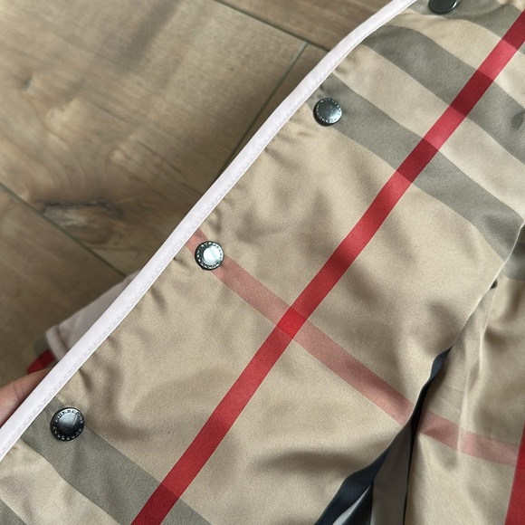 Authentic Burberry Toddler Girls Collin Quilted Pink Jacket Girls Sz 18M - Picture 10 of 12